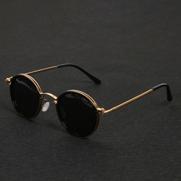 Unisex okulary przeciwsłoneczne Terra z ochroną UV400. Modny styl retro, idealne na lato.