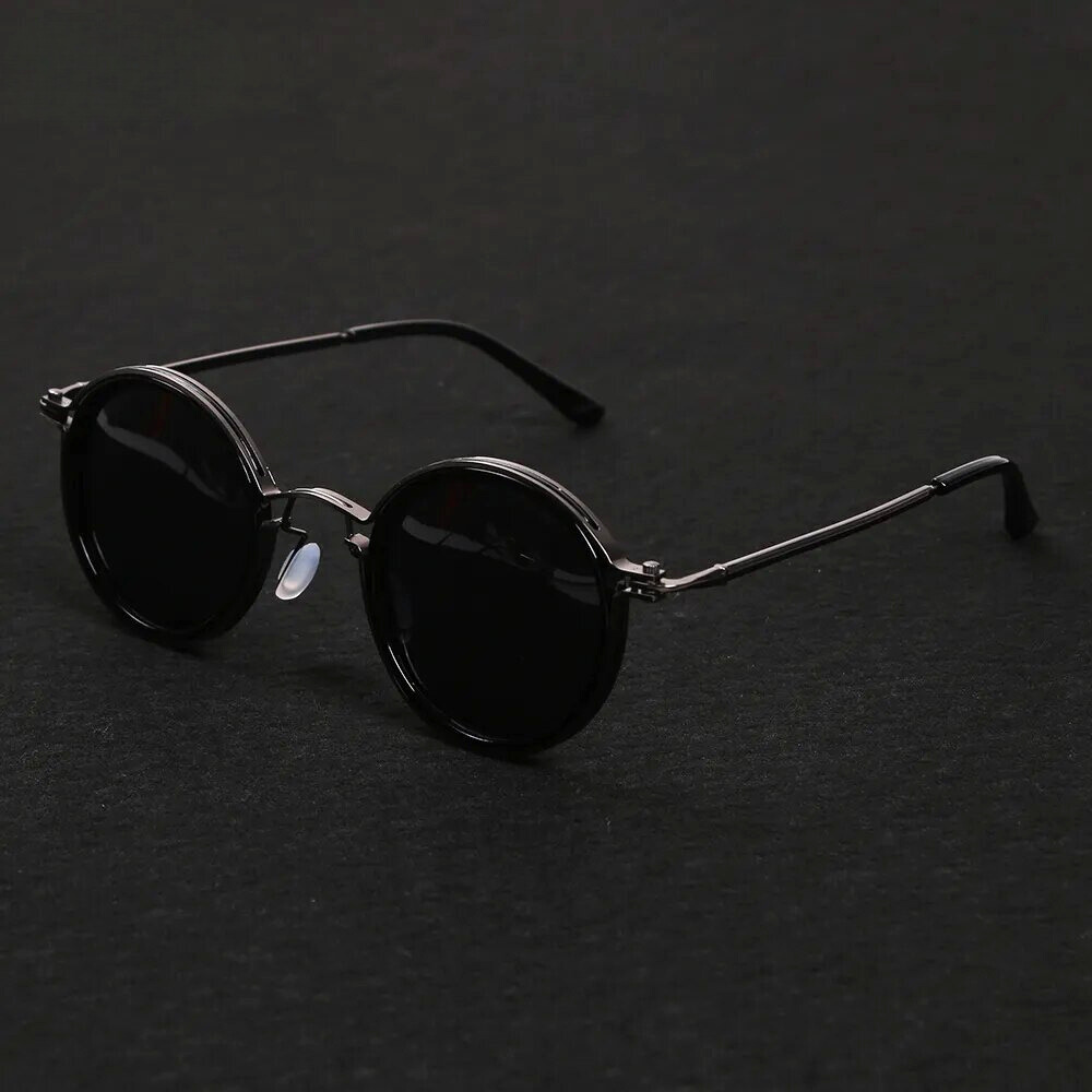 Okulary przeciwsłoneczne Terra żółwiowe, unisex. Wyraziste oprawki w stylu retro, ochrona UV400.