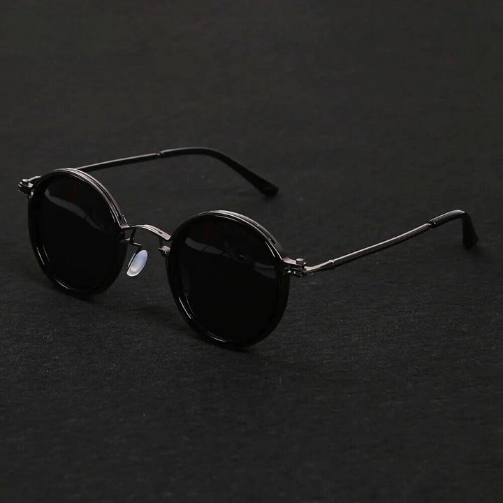 Okulary przeciwsłoneczne Terra żółwiowe, unisex. Wyraziste oprawki w stylu retro, ochrona UV400.