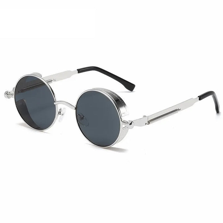 Klasyczne okulary przeciwsłoneczne UV400 unisex. Akcesoria modowe z pełną ochroną oczu przed słońcem.