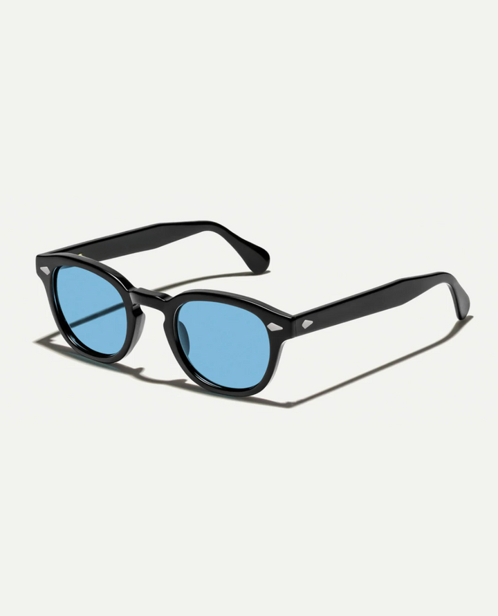 Modne okulary przeciwsłoneczne unisex w stylu ulicznym, z barwnymi soczewkami, idealne na lato.