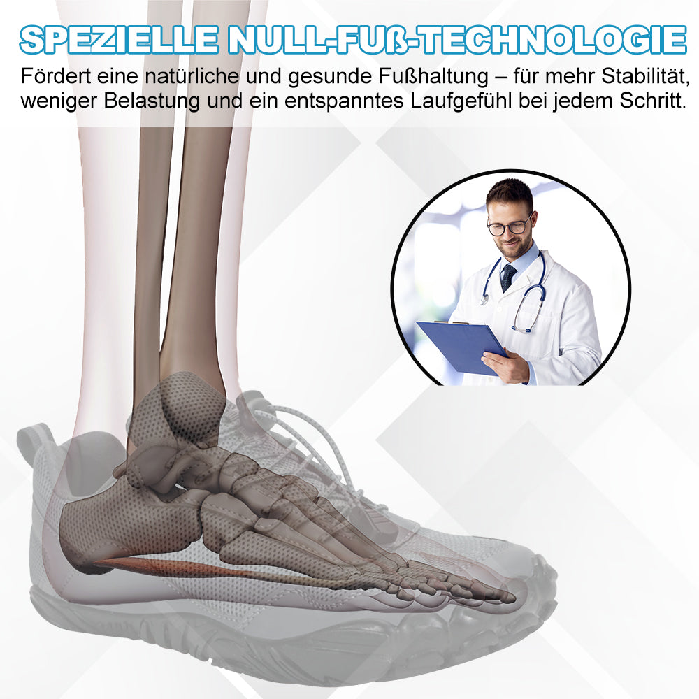 Wygodne wodoodporne buty barefoot unisex, ortopedyczne, dla aktywnych i zdrowych stóp.
