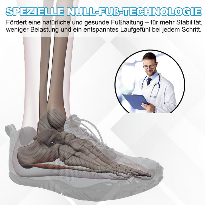 Wygodne wodoodporne buty barefoot unisex, ortopedyczne, dla aktywnych i zdrowych stóp.
