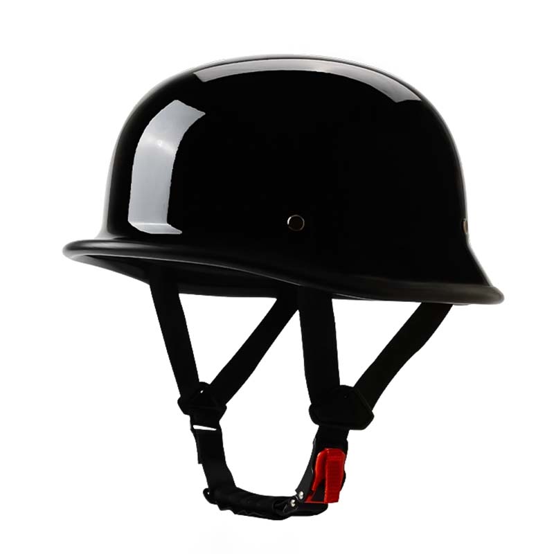 Unisex półkask motocyklowy ECE/DOT. Bezpieczny kask na chopper/cruiser, komfortowy.