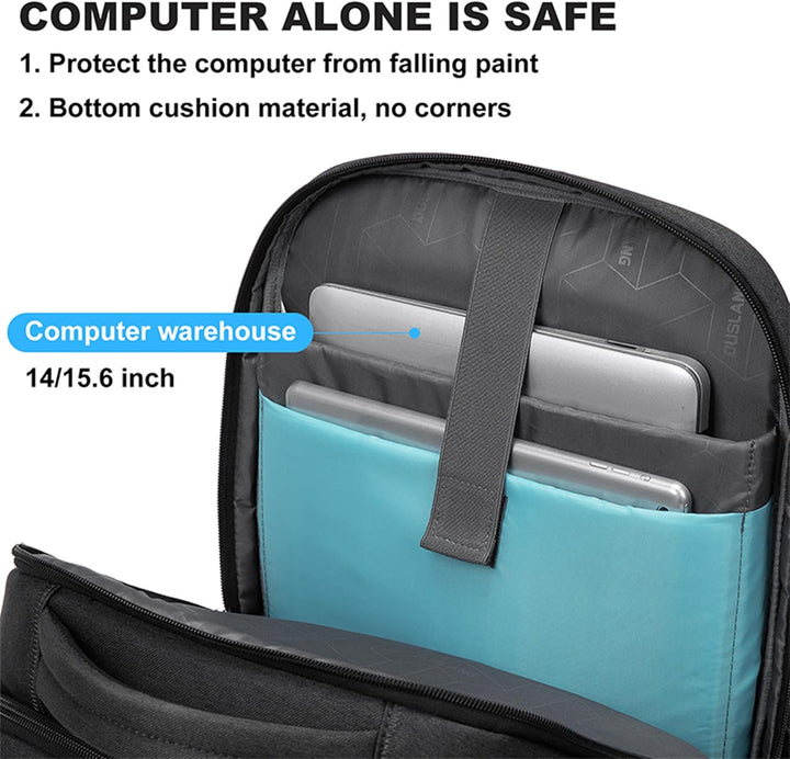 Funkcjonalny plecak antykradzieżowy na laptopa z ukrytymi zamkami, bezpieczny w podróży i miejskim zgiełku.