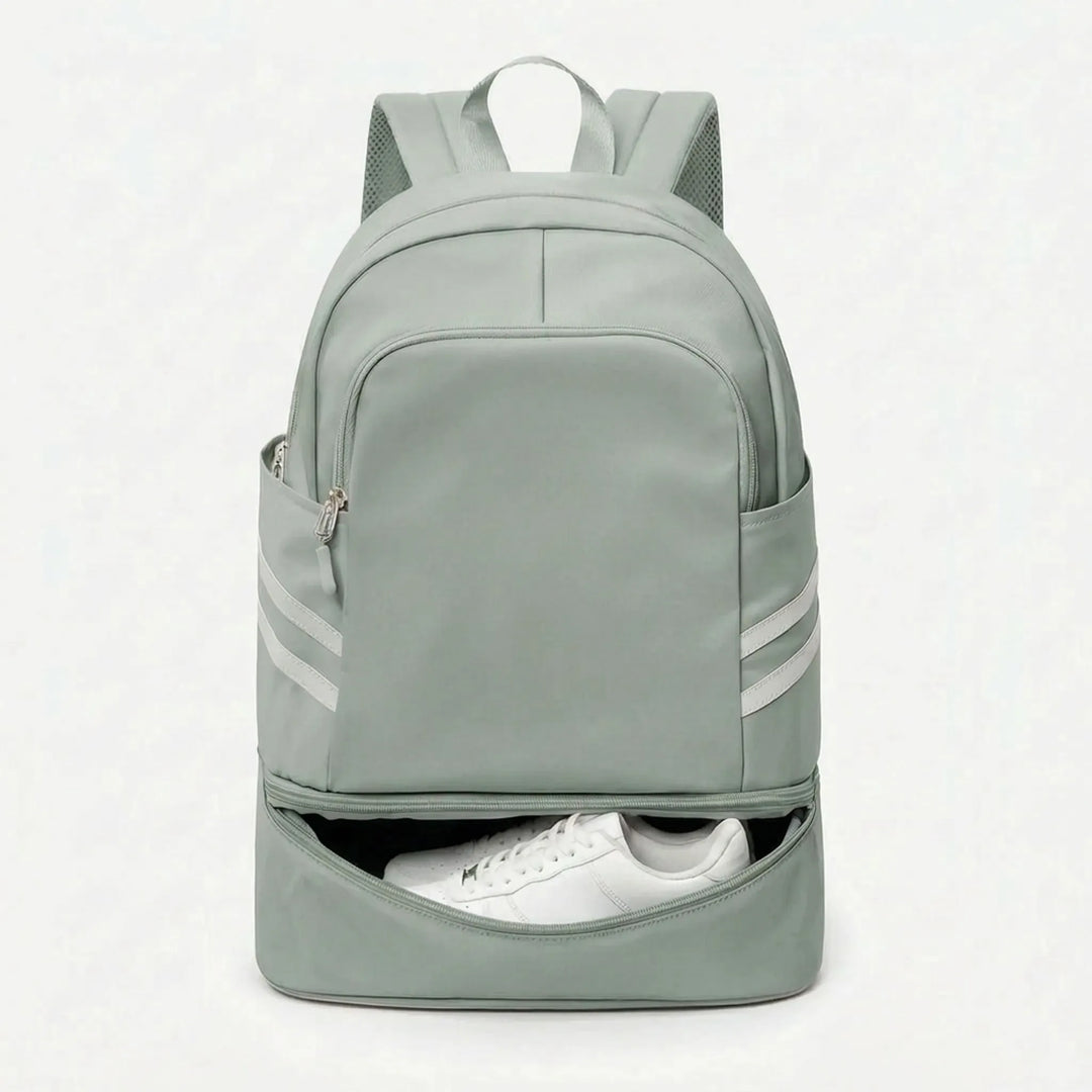 Nowoczesny plecak na laptopa unisex, sportowy i miejski, z wieloma przegródkami. Stylowy na co dzień.