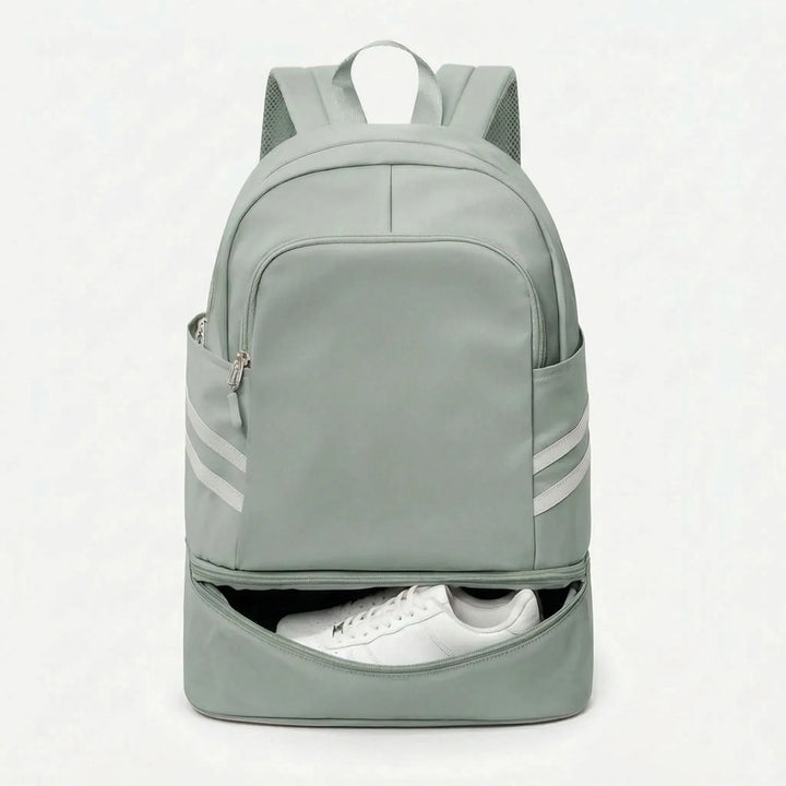 Nowoczesny plecak na laptopa unisex, sportowy i miejski, z wieloma przegródkami. Stylowy na co dzień.