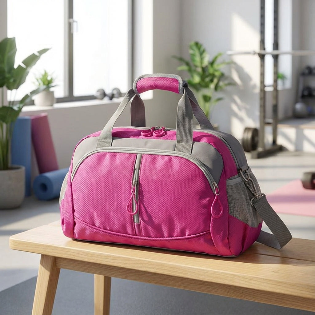 Unisex torba sportowa podróżna, wodoodporna, z przegródkami. Idealna na siłownię, weekend, wyjazdy.