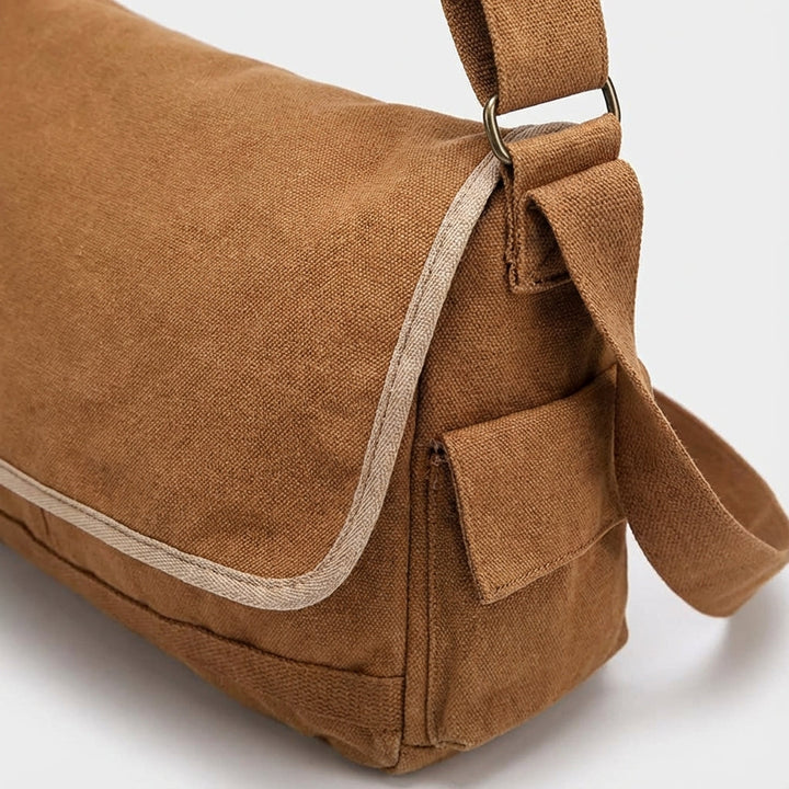 Pakowna płócienna torba vintage unisex. Idealna jako torba szkolna lub podróżna, bardzo trwała.