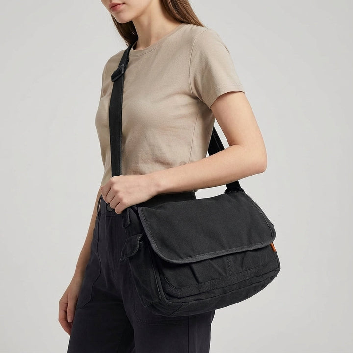 Torba UrbanSatchel messenger vintage unisex. Praktyczna torba płócienna na miasto i na uczelnię.
