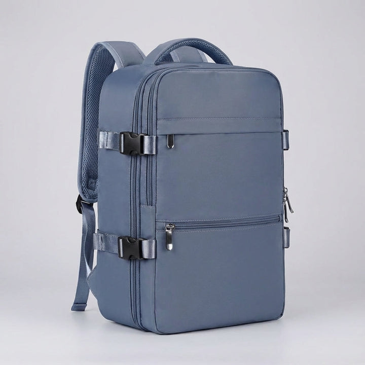 Stylowy plecak podróżny unisex SkyGuardBag na wycieczki, odporny na wodę, z miejscem na wszystko co potrzebne.