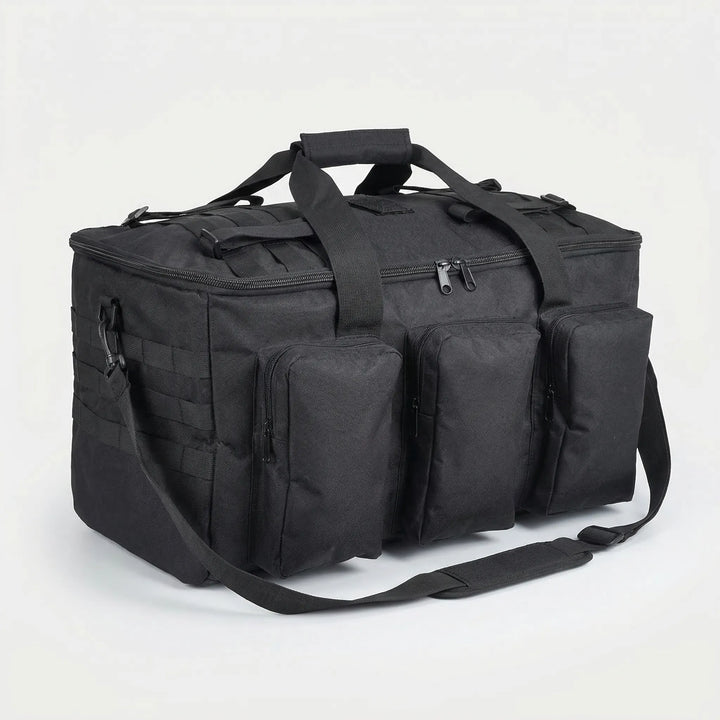 Wielofunkcyjna torba duffel 55L taktyczna, podróżna i sportowa, dla każdego, na kemping i przygody.