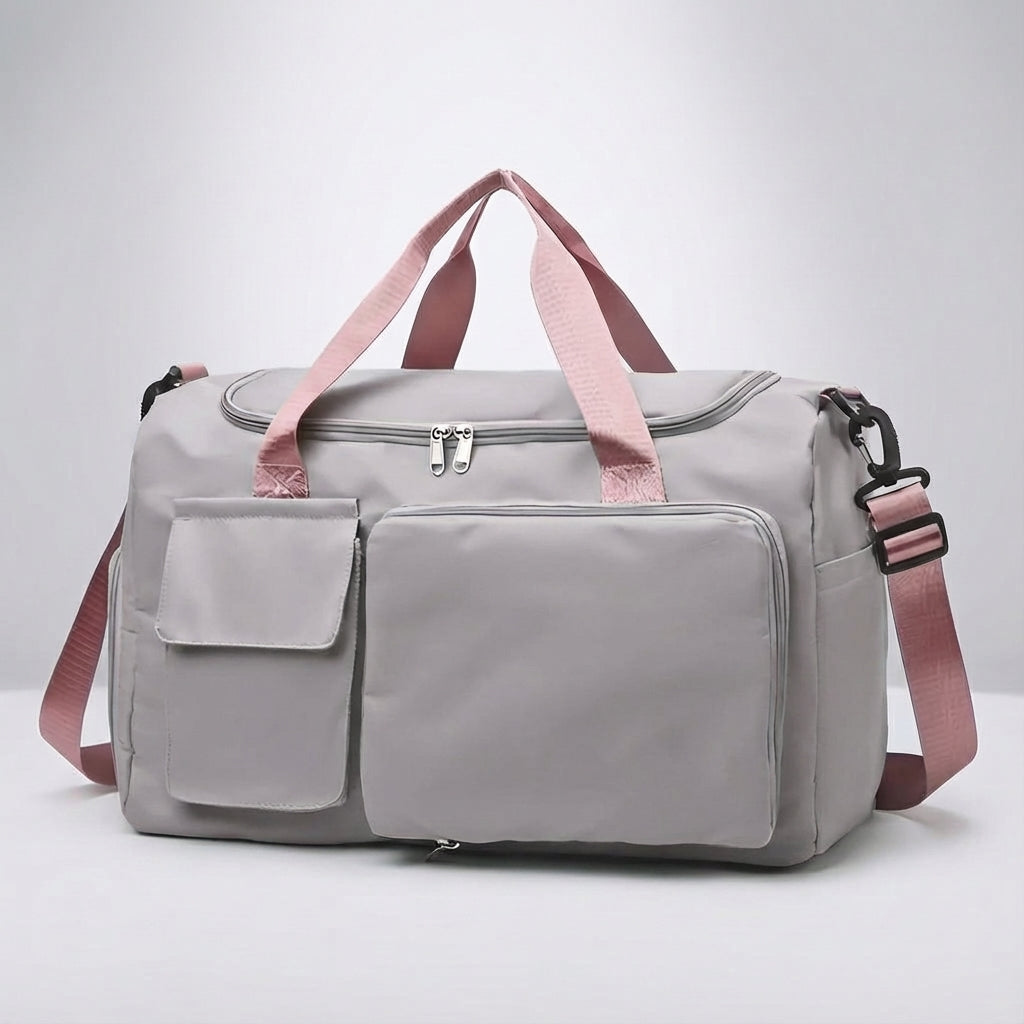 Lekka torba podróżna unisex z przegrodą na buty. Idealna jako bagaż podręczny na weekendowe podróże.