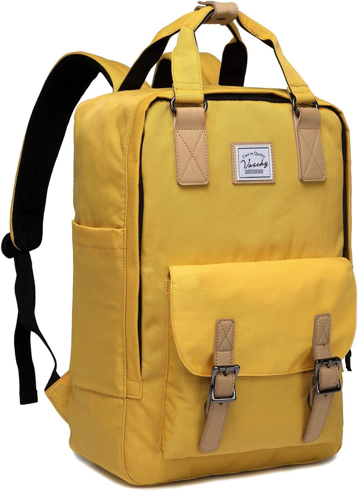 Solidny plecak vintage UrbanEase na laptopa 15,6", wodoodporny, idealny do codziennego użytku miejskiego.