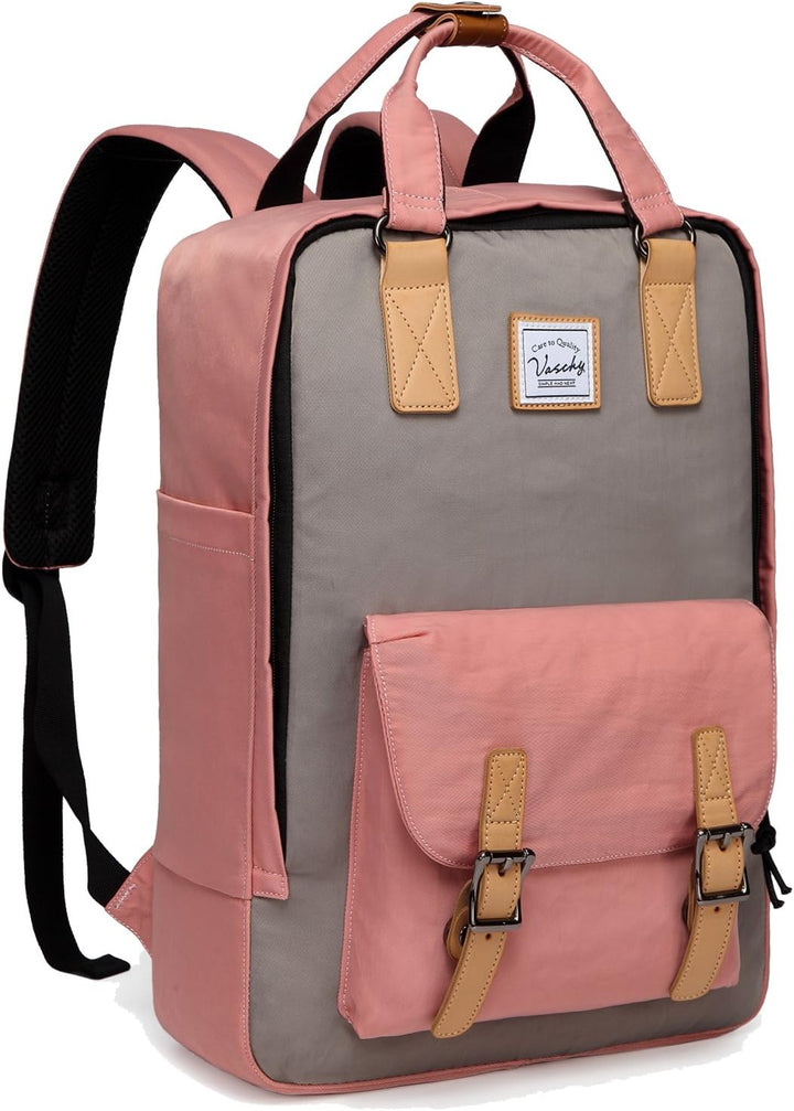 Stylowy, wodoodporny plecak vintage z organizerem. Pasuje na laptop 15,6 cala. Must-have akcesorium.