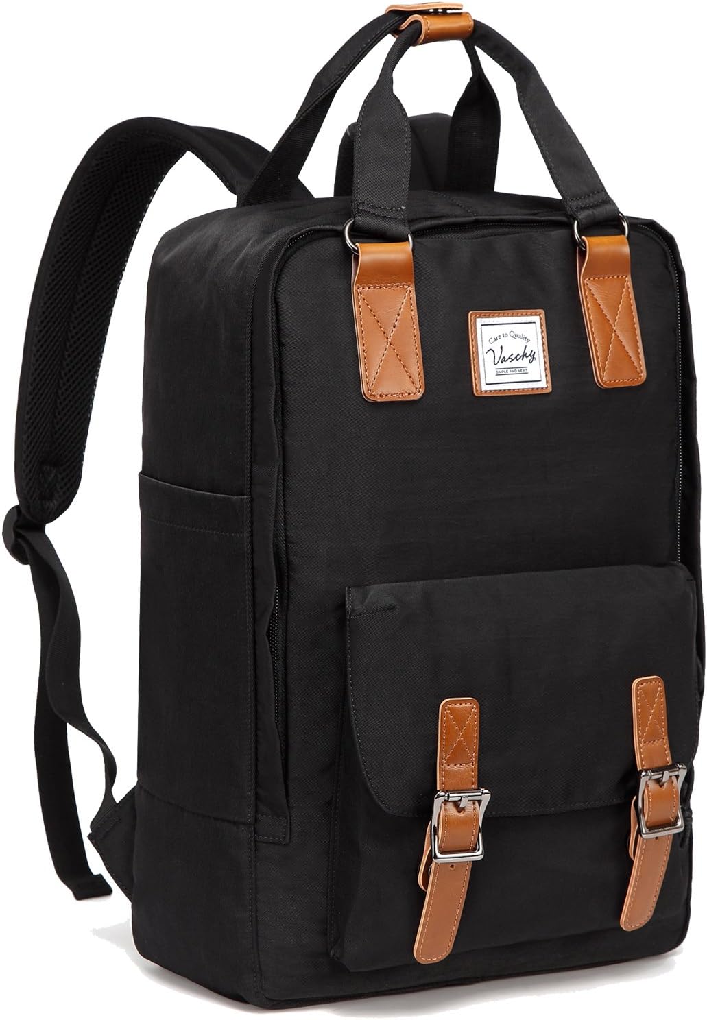 Wygodny plecak vintage na laptopa 15,6", wodoodporny, z ergonomicznym designem i organizerem.