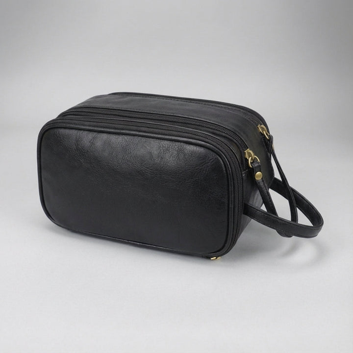 Elegancka kosmetyczka podróżna Carryne. Organizer na kosmetyki do turystyki i codziennego użytku.