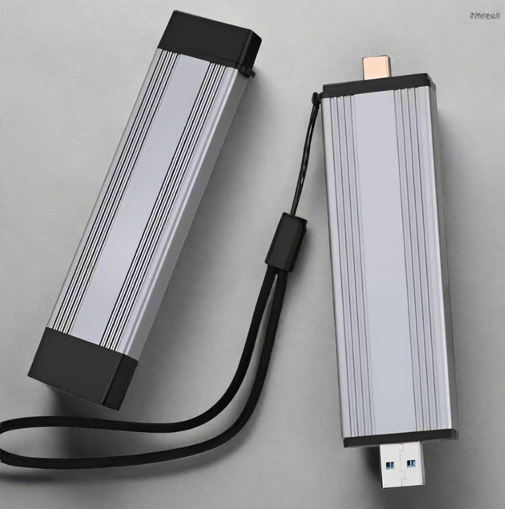 Uniwersalna obudowa SSD M.2 NVMe USB-C 10Gbps do szybkiego przenośnego dysku zewnętrznego, montaż bez narzędzi.