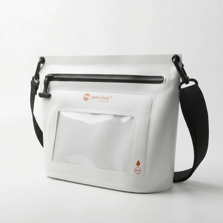 Torba crossbody sportowa, wodoodporna. Idealna na rower, spacer, z okienkiem dotykowym na telefon.
