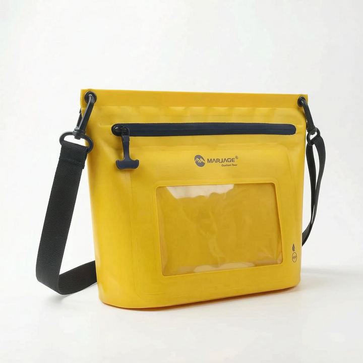 Kompaktowa torba crossbody outdoorowa z wodoodpornym okienkiem dotykowym na smartfon. Wszechstronna.