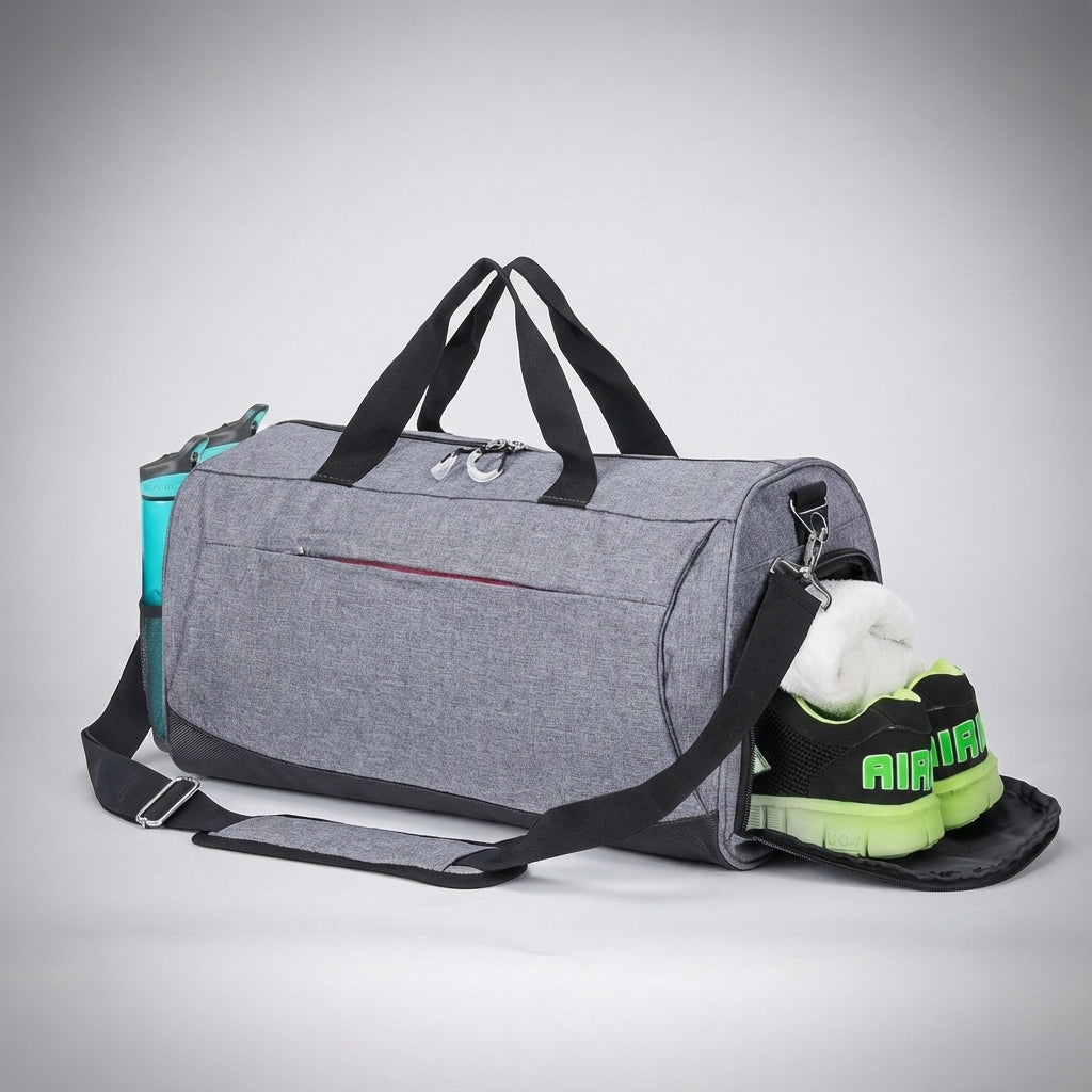 Pojemna torba weekendowa 30L TravelDry, czarna. Idealna na krótkie wyjazdy, podróż. Wodoodporna, unisex.