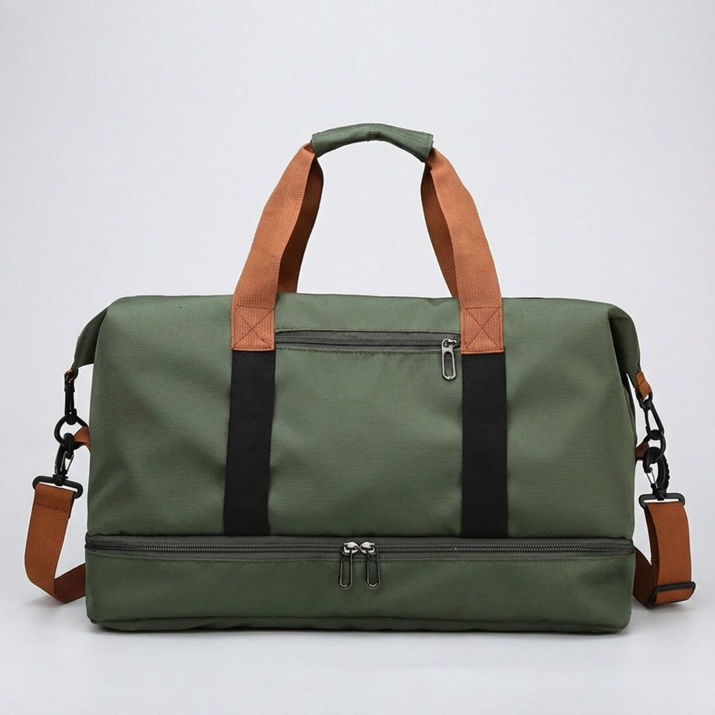 Elegancka torba podróżna unisex 46 cm z przegrodami, wodoodporna. Idealna jako torba weekendowa Voyantu.