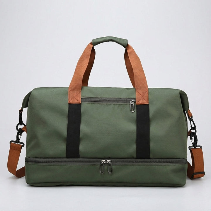 Elegancka torba podróżna unisex 46 cm z przegrodami, wodoodporna. Idealna jako torba weekendowa Voyantu.