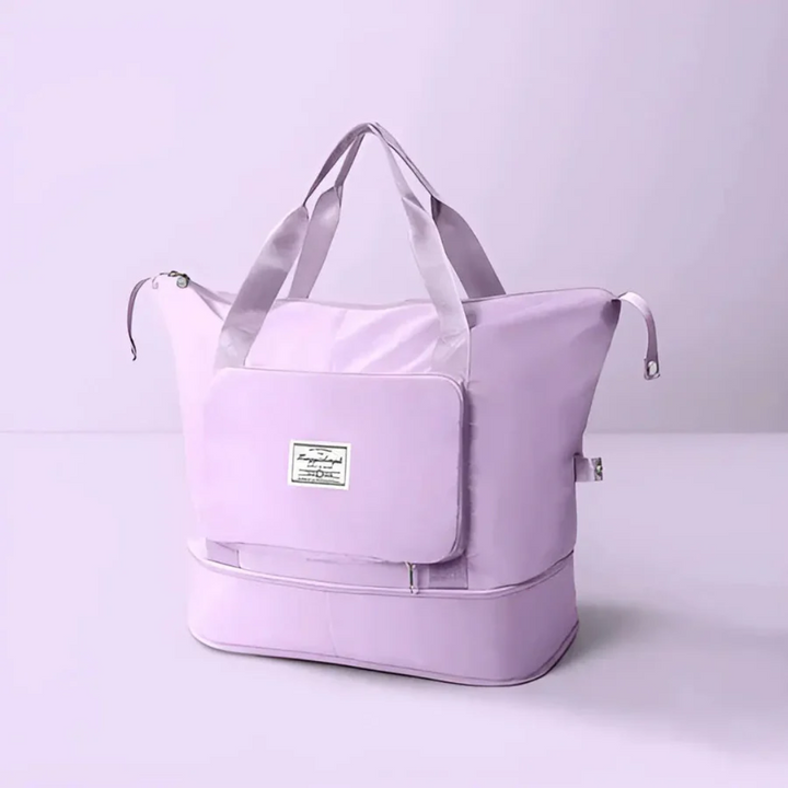 Pojemna torba FlexPack, uniwersalna jako podręczny bagaż turystyczny, sportowy czy na zakupy, składana.