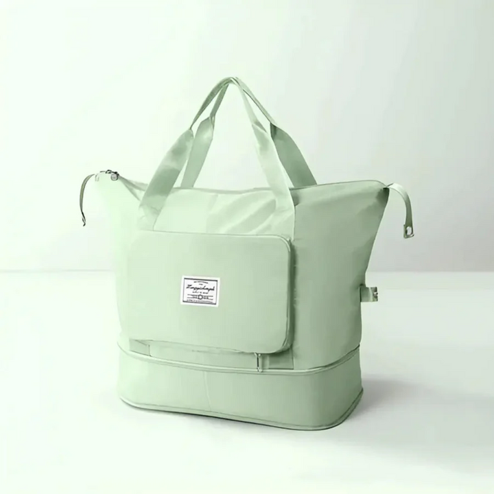 Torba podróżna FlexPack rozłożona, gotowa do pakowania, wodoodporna i lekka, idealna na każdą wyprawę.