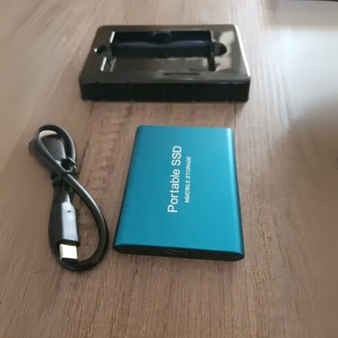 Zaawansowany zewnętrzny dysk SSD USB, oferujący niezawodne i szybkie magazynowanie danych.