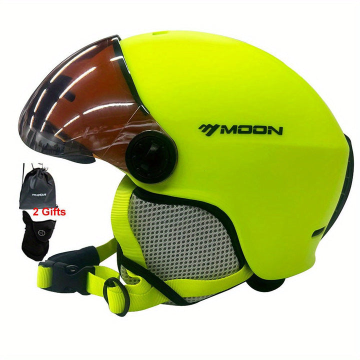 Uniwersalny kask unisex na narty i snowboard. Bezpieczeństwo i wygoda dla każdego użytkownika.