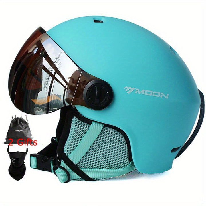 Kask narciarski/snowboardowy dla aktywnych. Pełna ochrona głowy na stoku i w górach.