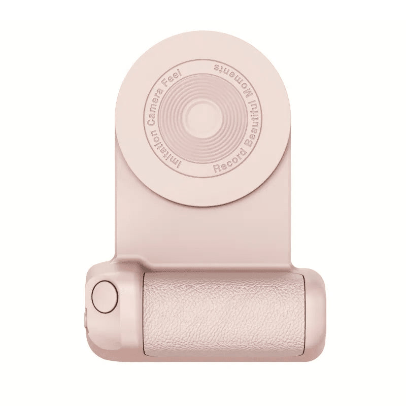 Grip magnetyczny do telefonu, zwiększający komfort i stabilność podczas filmowania i fotografowania.