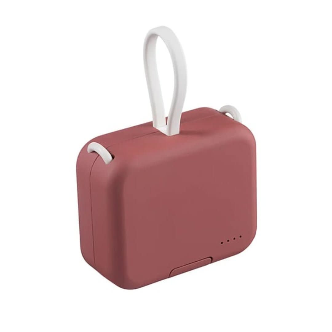 Uniwersalny, kompaktowy power bank 4000mAh ze składanym stojakiem. Idealny do mobilnego użytku.