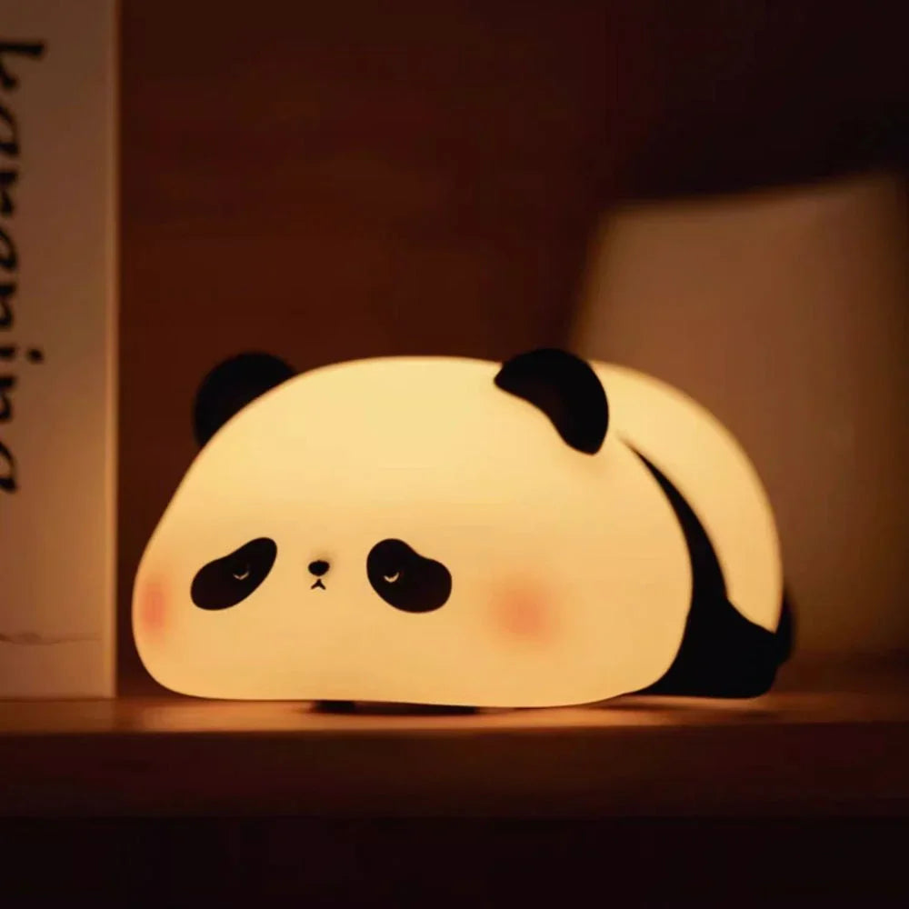 Nowoczesne oświetlenie LED, lampka nocna do sypialni z oryginalnym designem.