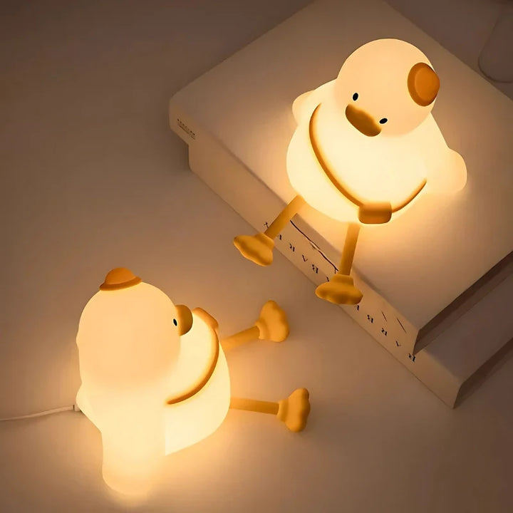 Stylowa lampka nocna LED, doskonały prezent, rozjaśnia sypialnię, design.