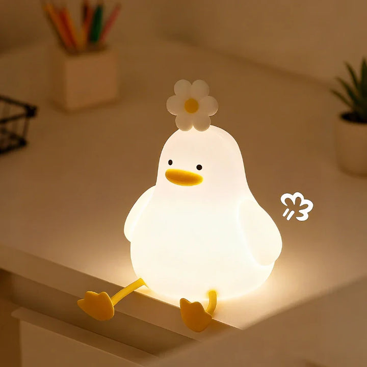 Urocza lampka nocna LED, piękny dodatek do sypialni, designerska.