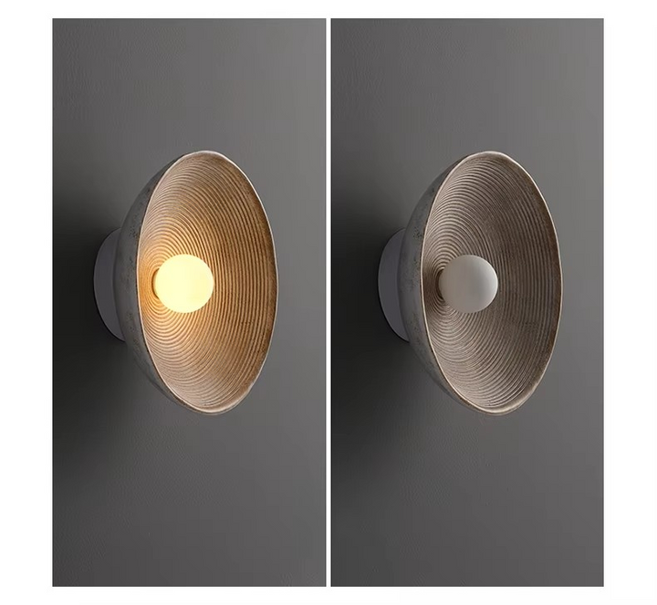 Ręcznie wykonana drewniana lampa ścienna w stylu japońskim vintage. Oświetlenie do sypialni/salonu.