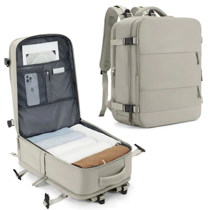 Nowoczesna walizka podręczna TravelMate. Stylowy bagaż unisex, lekki, wytrzymały, doskonały na każdą podróż.