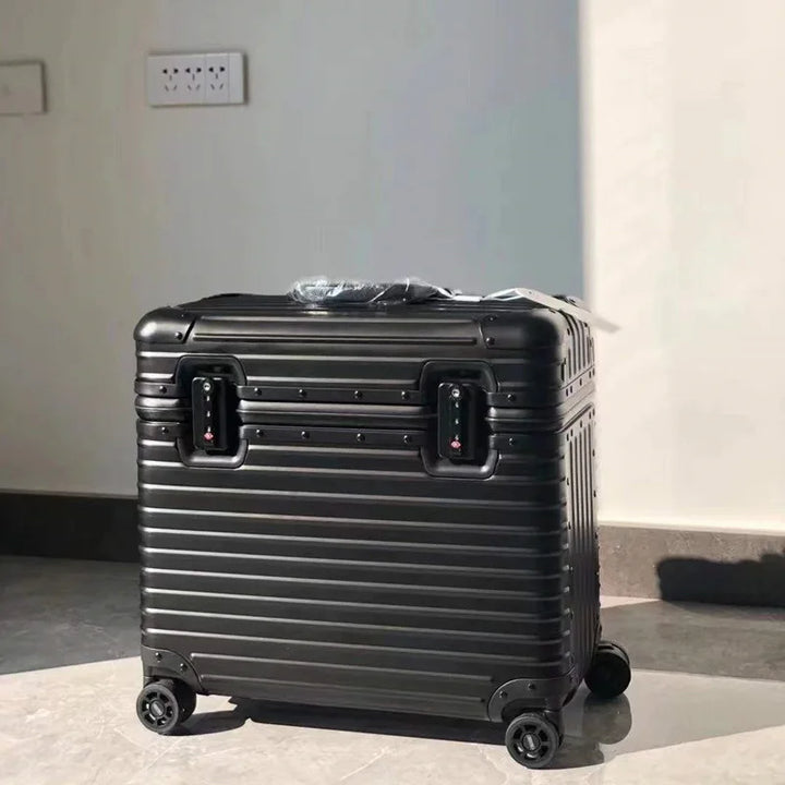 Nowoczesna walizka Monaco z twardej skorupy. Lekki, wytrzymały bagaż z aluminium-magnez dla podróżników.