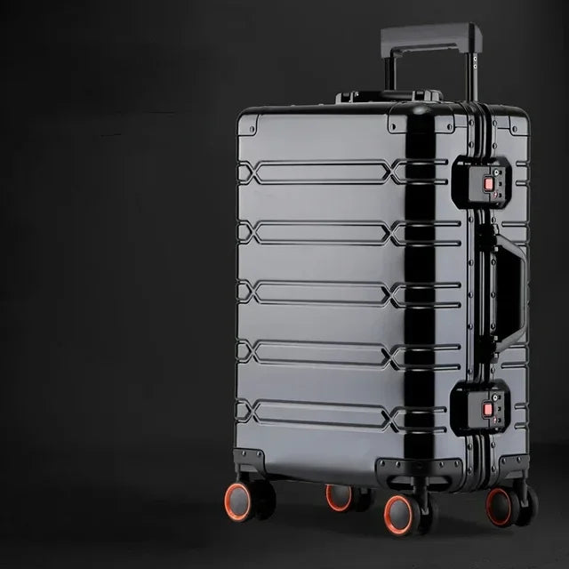 Funkcjonalna walizka Oslo z aluminium, magnezu, kółkami 360 i zamkiem TSA dla Twojego komfortu.