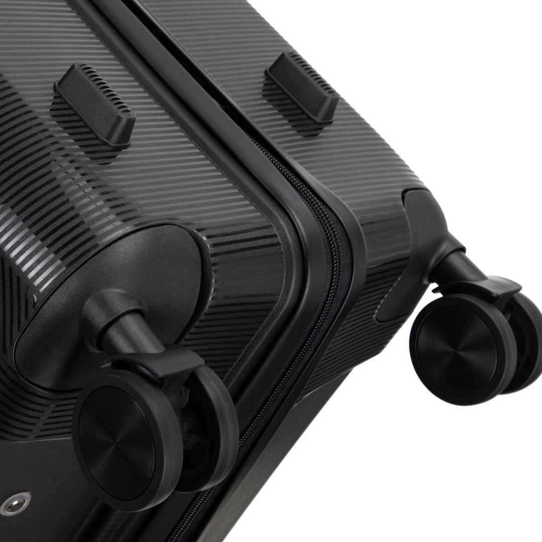 Twarda walizka Roma z innowacyjnymi kółkami 360° i bezpiecznym zamkiem TSA. Idealna na urlop i biznes.