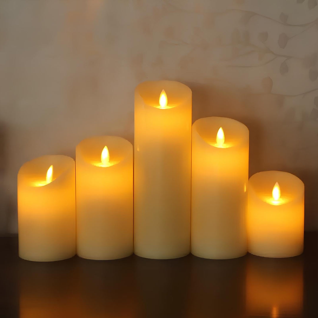 Dekoracyjne świece LED bezpłomieniowe, bezpieczne i eleganckie oświetlenie do każdego wnętrza.