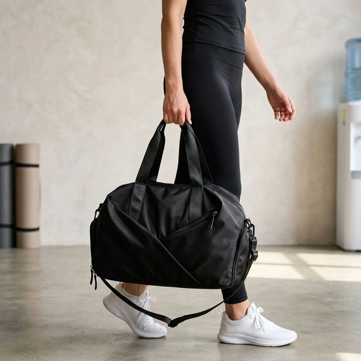 Wielofunkcyjna torba sportowa unisex na siłownię, trening, podróż. Wodoodporna, wytrzymała torba z rączkami.