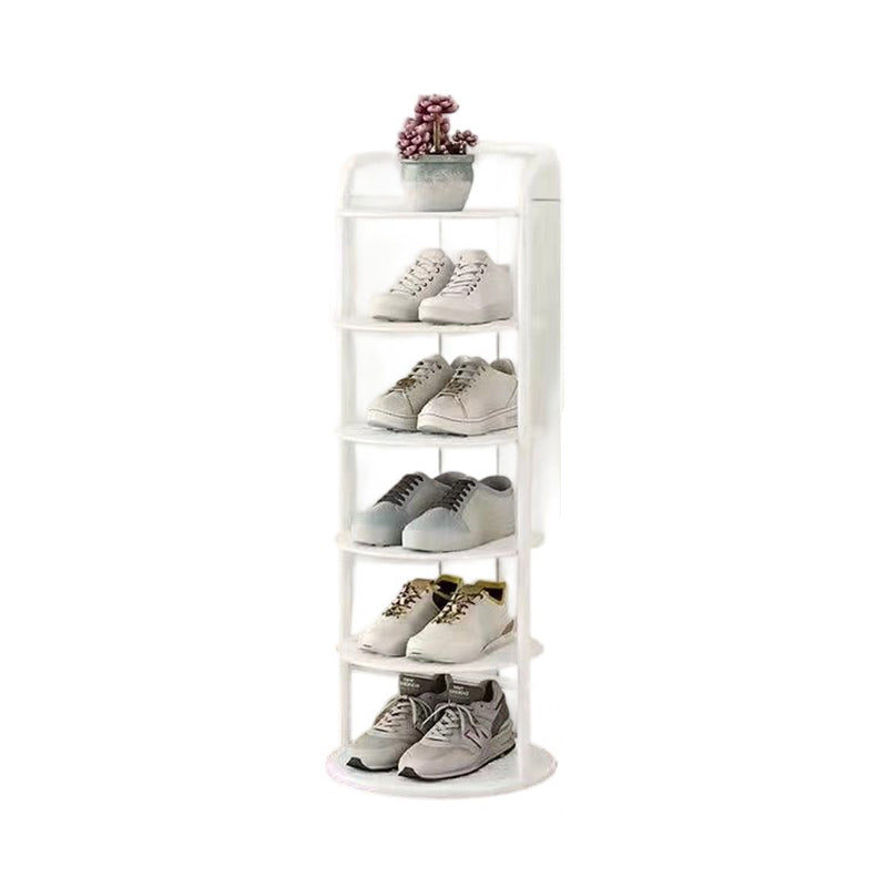 Praktyczna wieża na obuwie, do holu, utrzymuje buty w zorganizowanym ładzie.