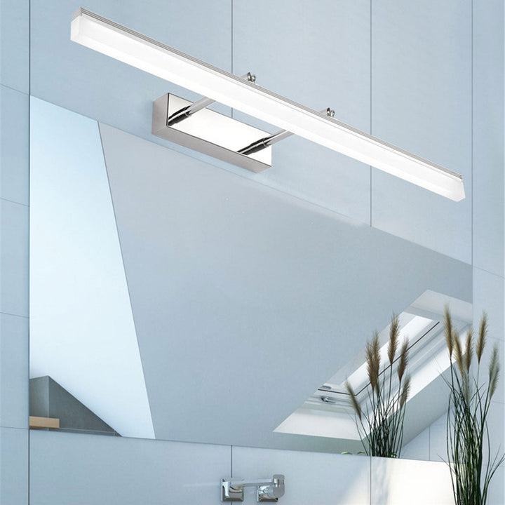 Nowoczesna lampa ścienna LED do łazienki. Designerskie, wodoodporne oświetlenie lustra.