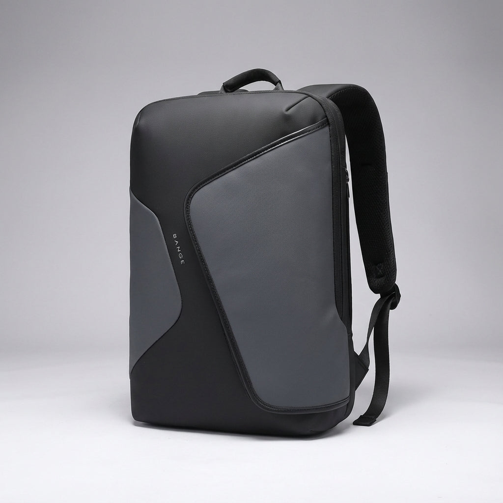 Plecak biznesowy FluxPack z wieloma przegrodami, wodoodporny, na laptopa, port USB, idealny w podróży.