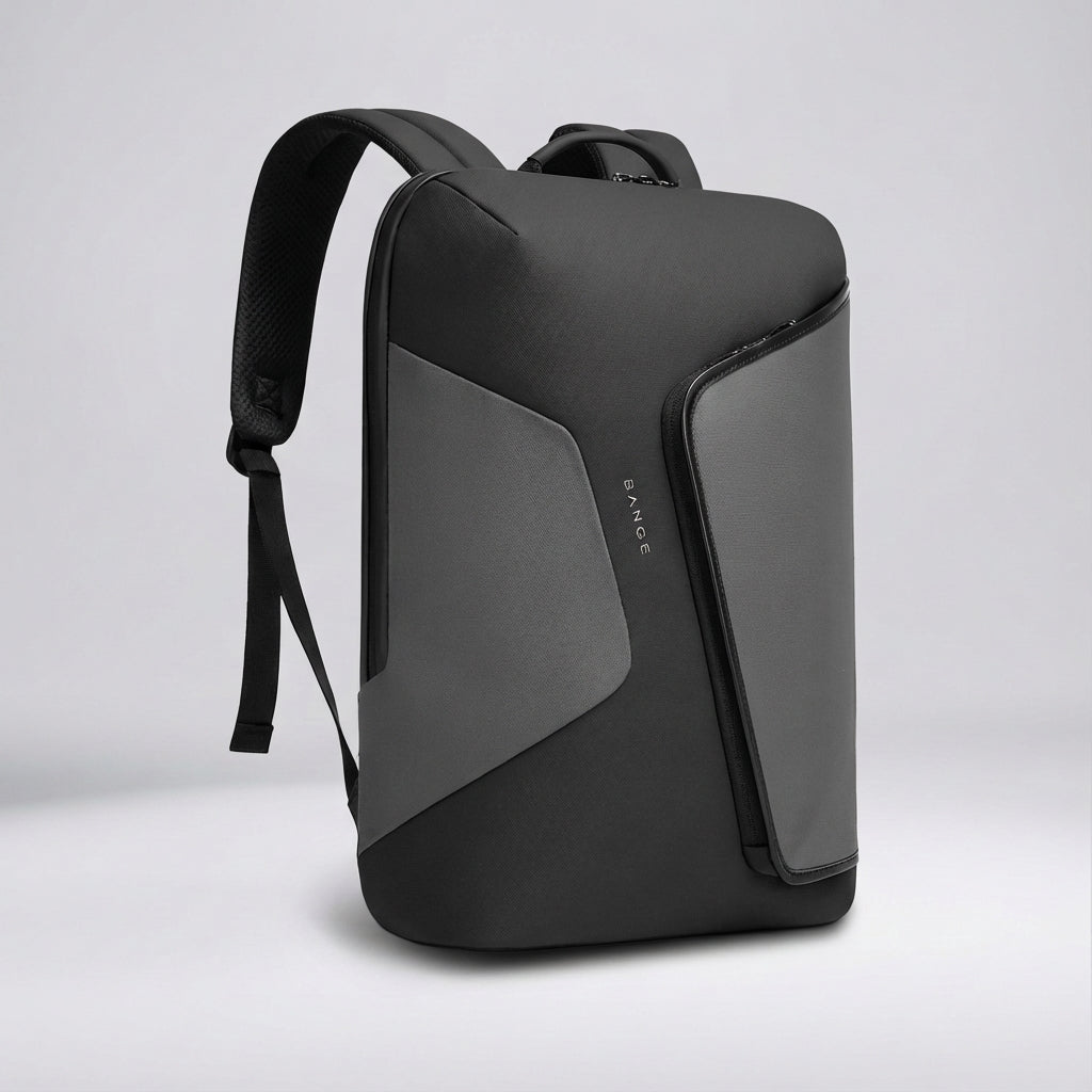 Wytrzymały plecak biznesowy FluxPack z portem USB, wodoodporny, na laptopa, doskonała organizacja i ochrona.