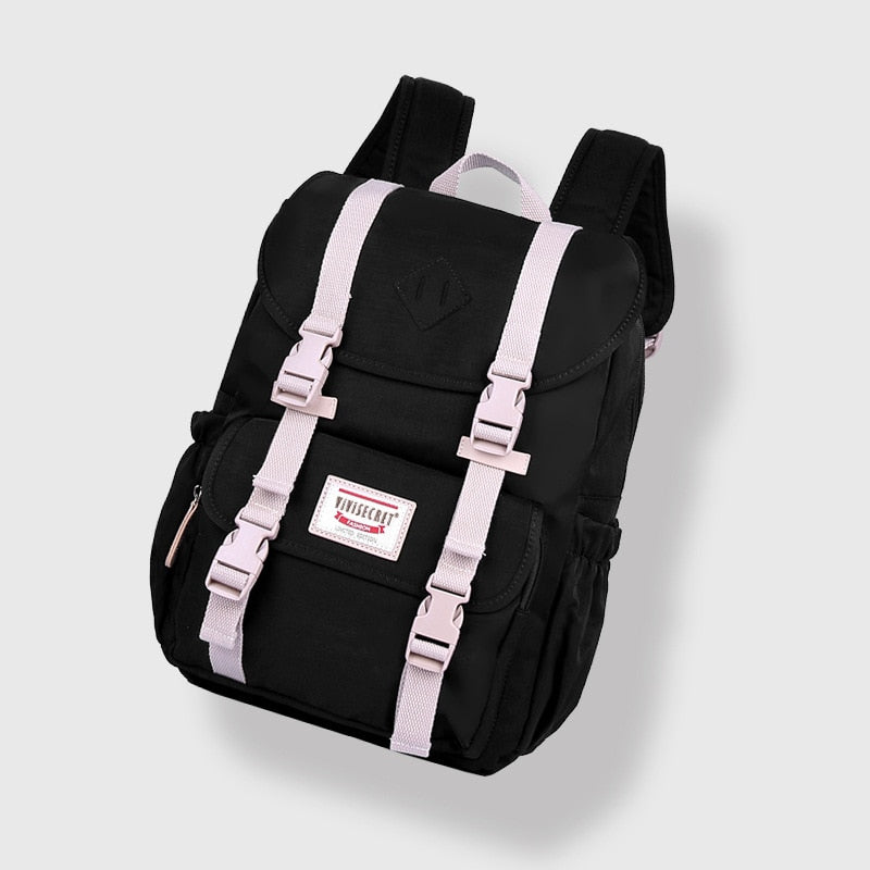 Wodoodporny plecak podróżny 20-35L z przegrodami na laptopa, idealny do miasta i pracy.