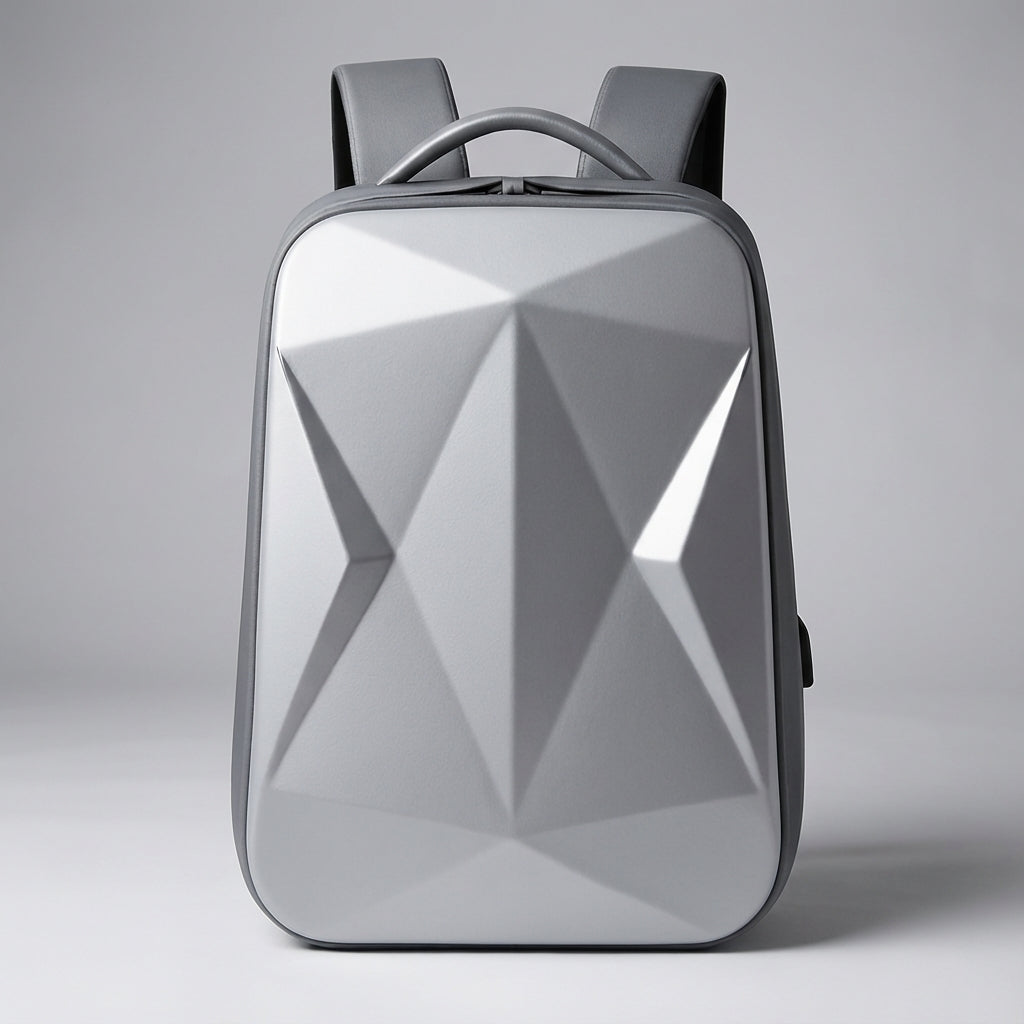 Plecak biznesowy StratoPack unisex, wodoodporny, z portem USB, kieszeń na laptop 17,3'', idealny do biura.
